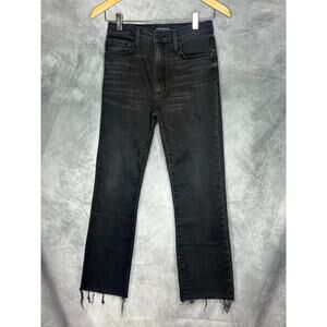 NWT Black Orchid Jeans Women 25 Crop y2K Retro Black Comfort Staple Minimalist